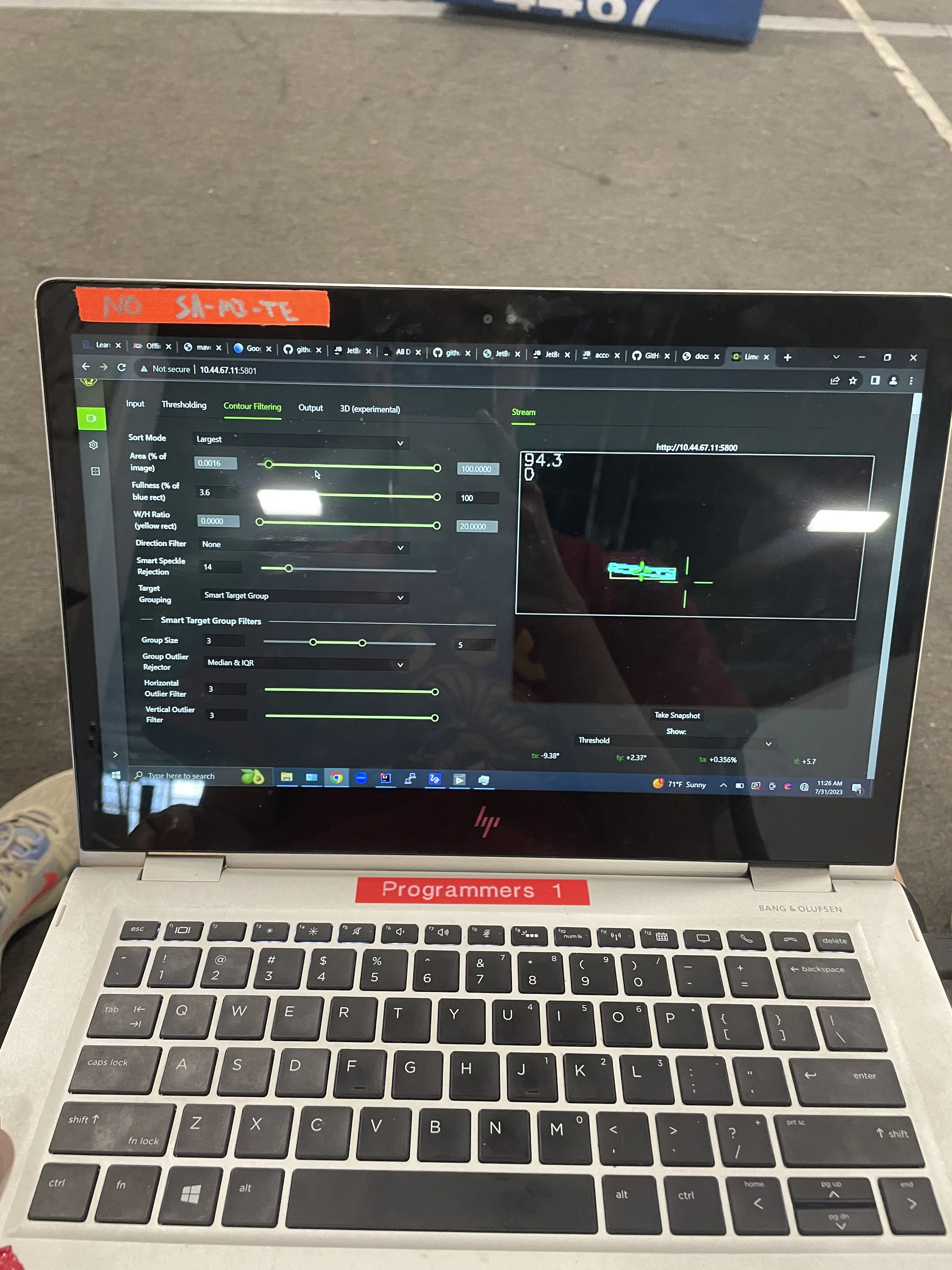 Limelight 2 Tuning